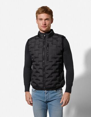 Bodywarmer - Opstaande kraag - donkerblauw