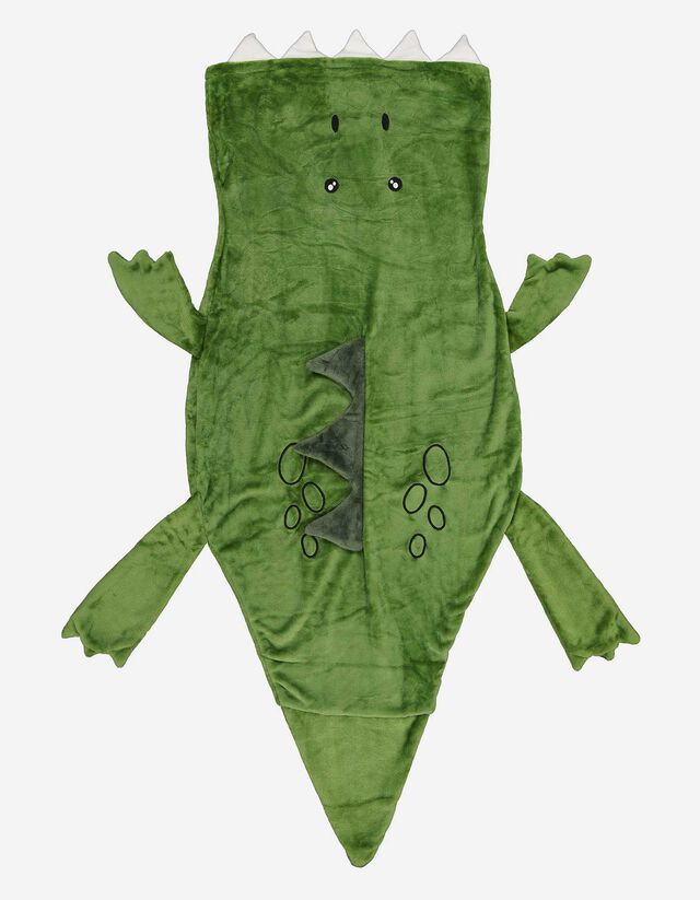 Jungen Kuscheldecke - Krokodil 