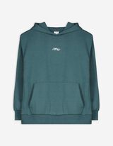 Hoodie - Oversized fit - donkergroen