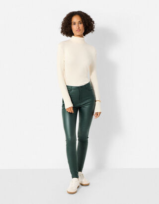 Hose - Skinny Fit - Dunkelgr&uuml;n