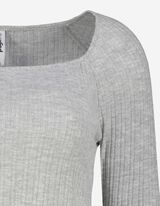 Longsleeve - Viscosemix - grijs