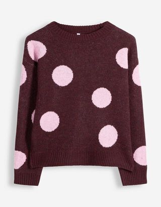 Pullover - Polka Dots - Lila