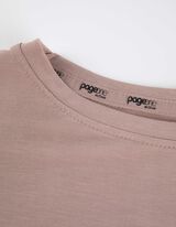 Bluză de corp cu mânecă lungă - Material respirabil - Mov