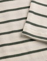 Langarmshirt - Streifen - wei&szlig;