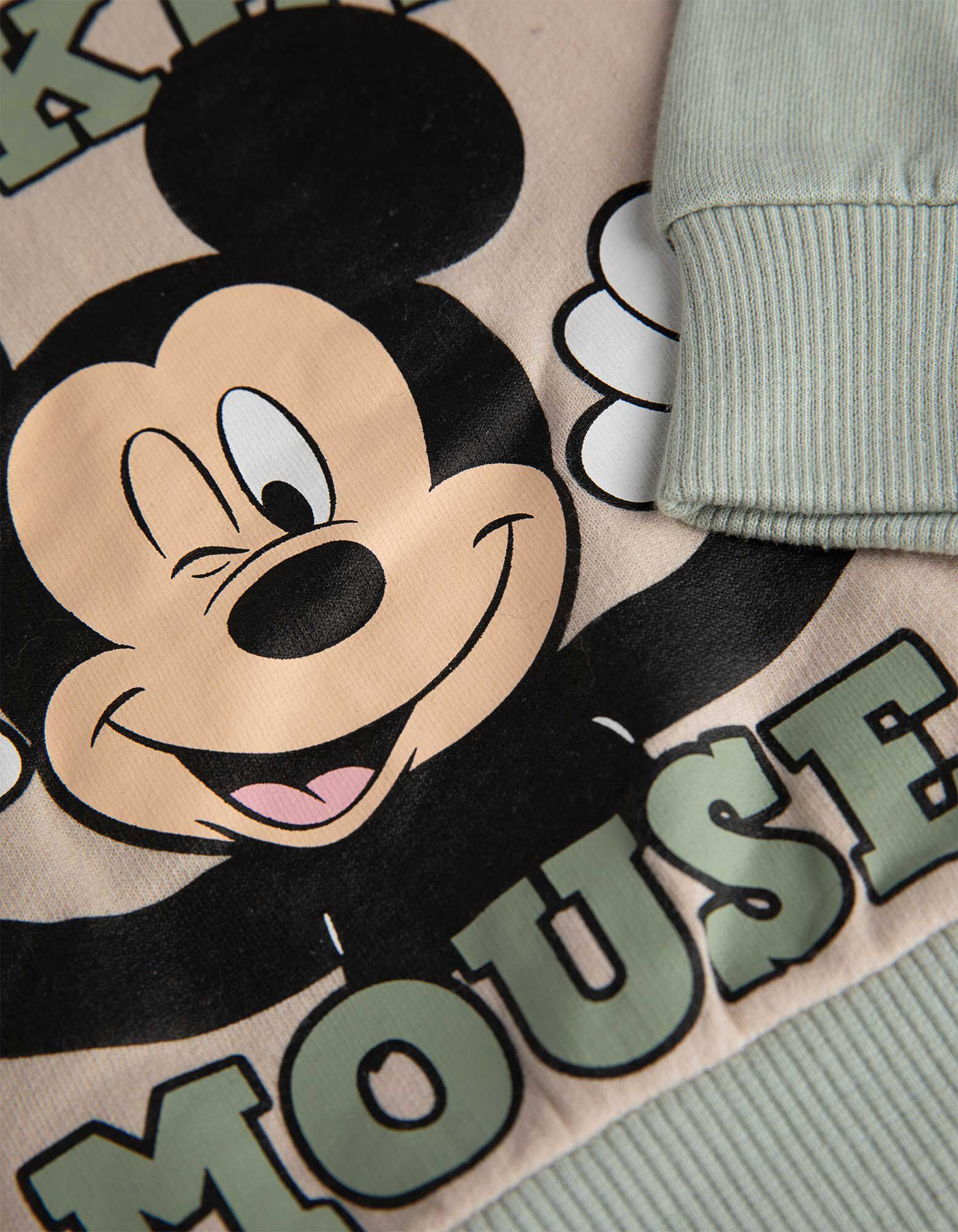 Sweatshirt - Mickey Mouse - beige