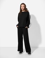 Sportska majica - modalna proporcija - crna