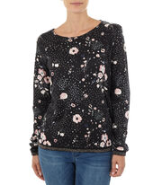 Damen Shirt mit floralem Muster&nbsp;