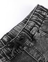 Džinsiniai &scaron;ortai - Tampri dalis - pilkas