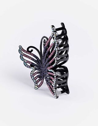 Haarklammer - schwarz