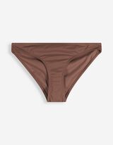 Slip de bikini - Unicolore - Brun