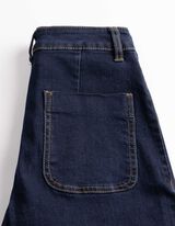 Jeans - Wide Fit - dunkelblau