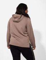 Langarmshirt - Messageprint - hellbraun