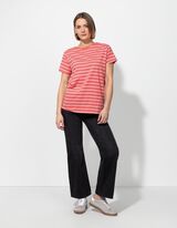 T-Shirt - Stickereien - hellrot