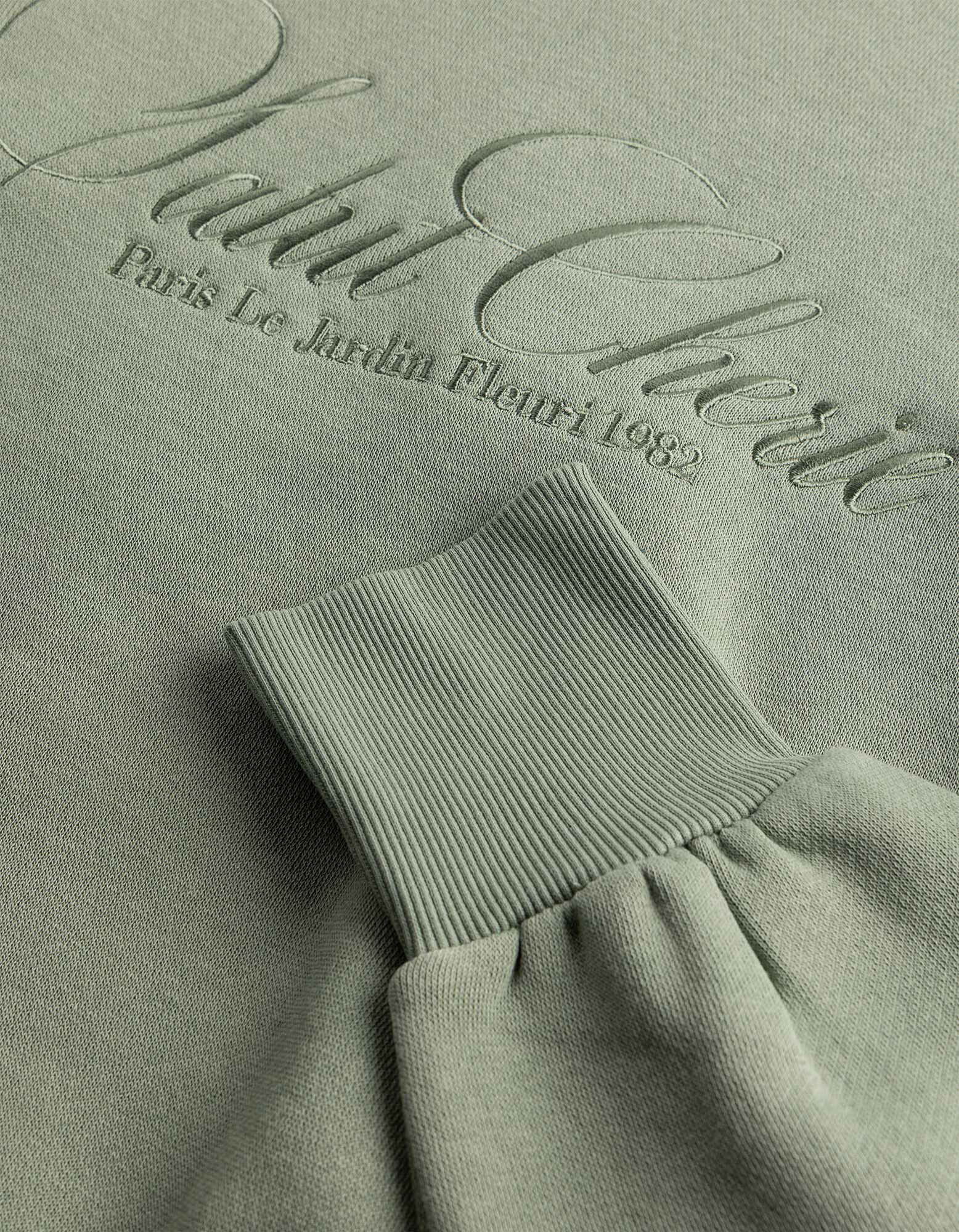 Sweatshirt - Ballonmouwen - Kaki