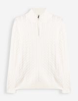 Troyer - Zopfstrick - Off-White