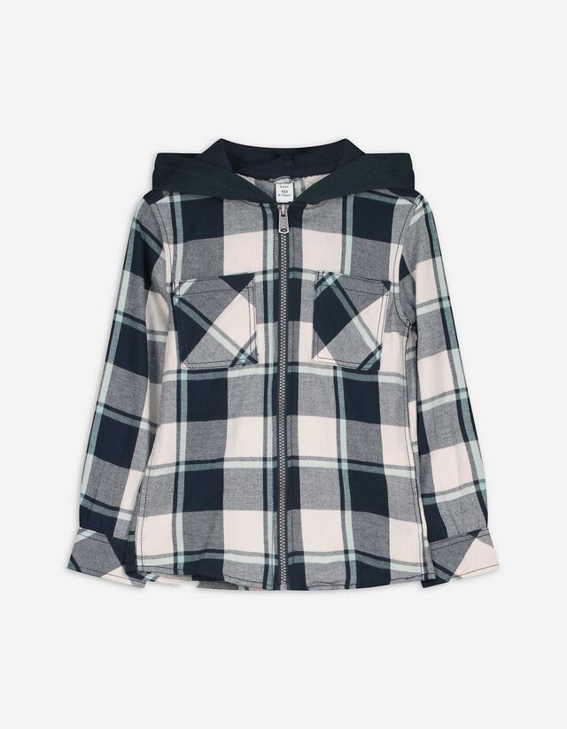 Camicia - Cappuccio - blu scuro