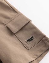 Cargoshorts - Aufgesetze Taschen - Taupe