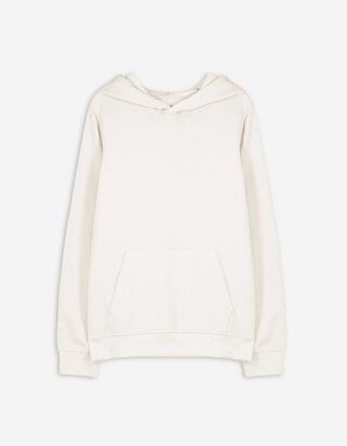 Hoodie - Relax Fit - wei&szlig;