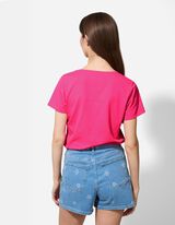 Tricou - Conținut stretch - Roz