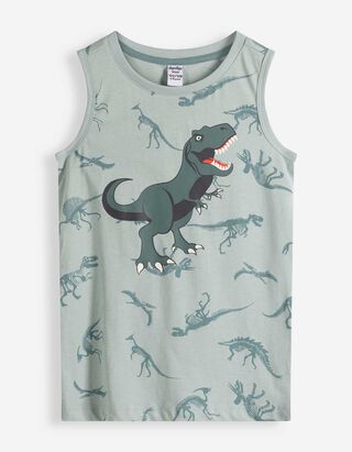 Top - Allover-Print - Mint