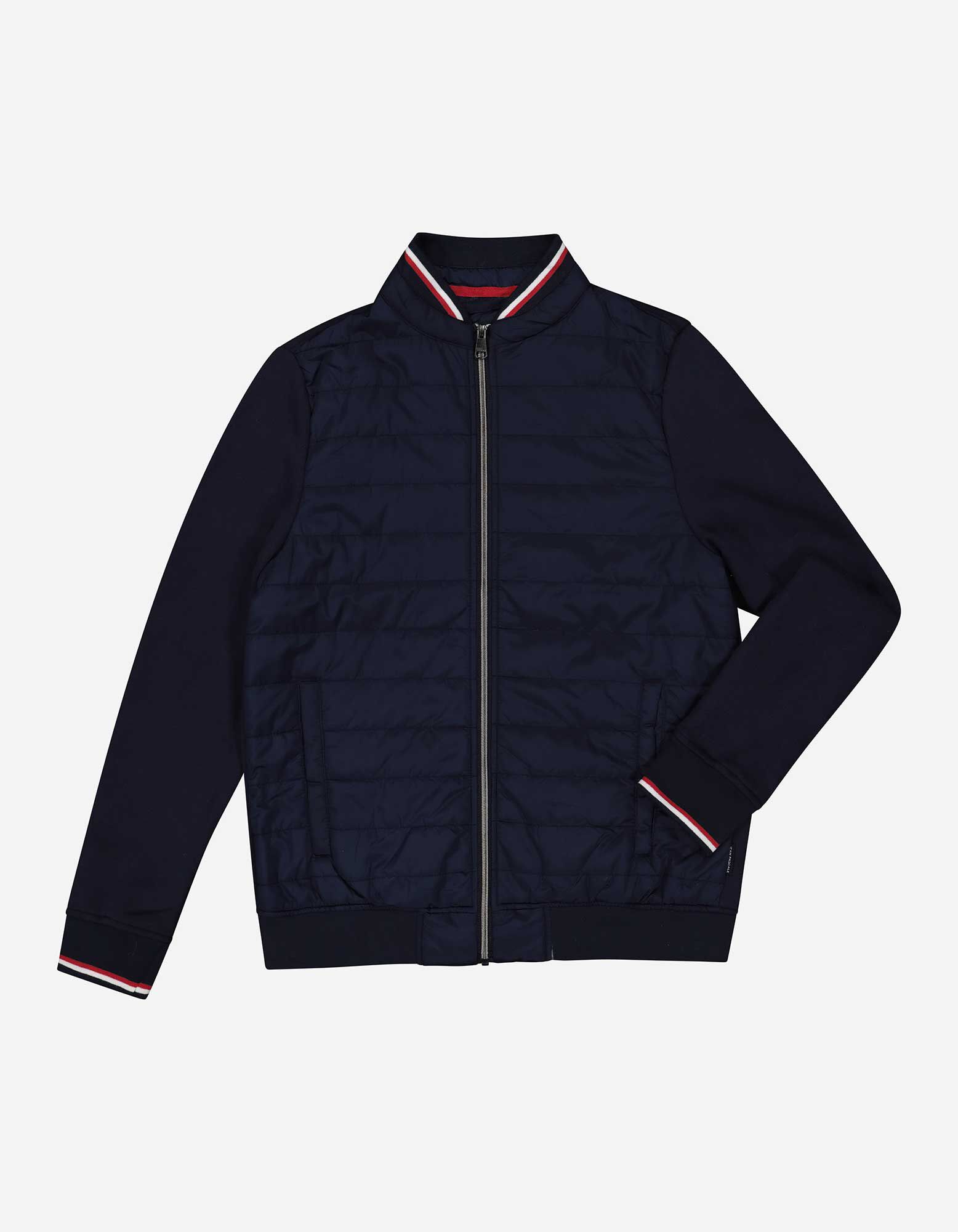 Sweatvest - Dubbellaagse look - donkerblauw