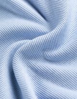 Top - Geribde structuur - lichtblauw