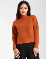 Pullover - Collo alla coreana - arancione