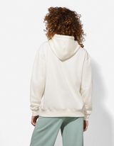 Kapuutsiga dressipluus - kapuuts - valge