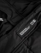 Kab&aacute;t - Skryt&yacute; zips - cierna