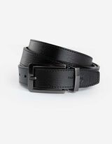 Gürtel - Leder - schwarz