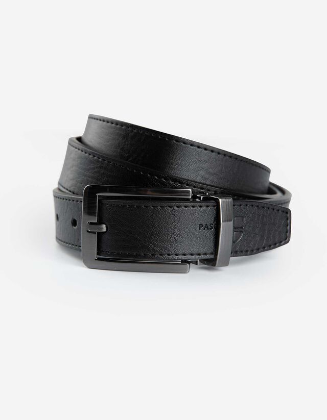 Gürtel - Leder - schwarz