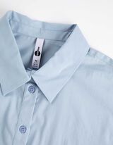 Női ing - Hossz&iacute;tott h&aacute;t&uacute; - vilagoskek