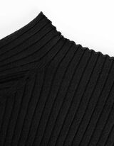 Pulover - Decolteu Carmen - Negru