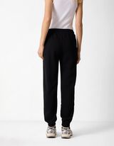Pantaloni jogging - Regular Fit - Negru
