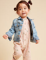 Baby Jeansjacke - Pattentaschen