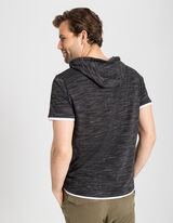 Tricou - Glugă - Negru