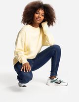 Džinsai - Prigludę - tamsiai melynas