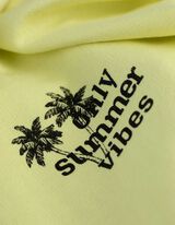 Set di maglietta e shorts - Stampa sul retro - giallo chiaro