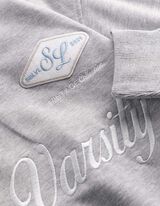 Sweatshirt - Polokragen - grau