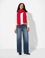 Šál - Jednofarebný - cervena