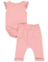 Set od bodija i pantalona - roze