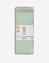Collant - Confezione doppia - verde chiaro