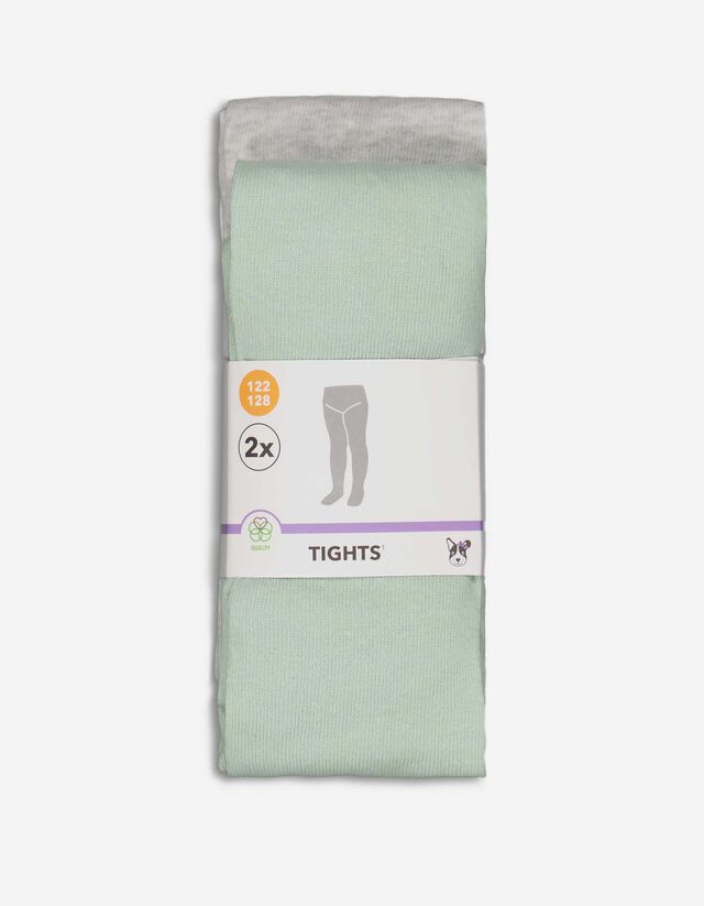 Collant - Confezione doppia - verde chiaro