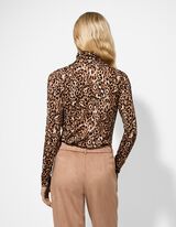 Hosszú ujjú felső - Garbónyakú - feher