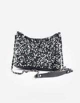 Paillettenbesatz - schwarz