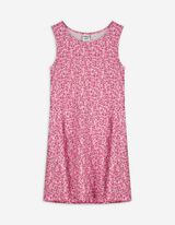 Kleid - Florales Muster - pink