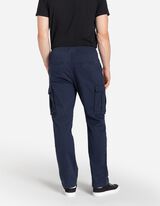 Pantaloni cargo - Amestec de bumbac - Albastru inchis