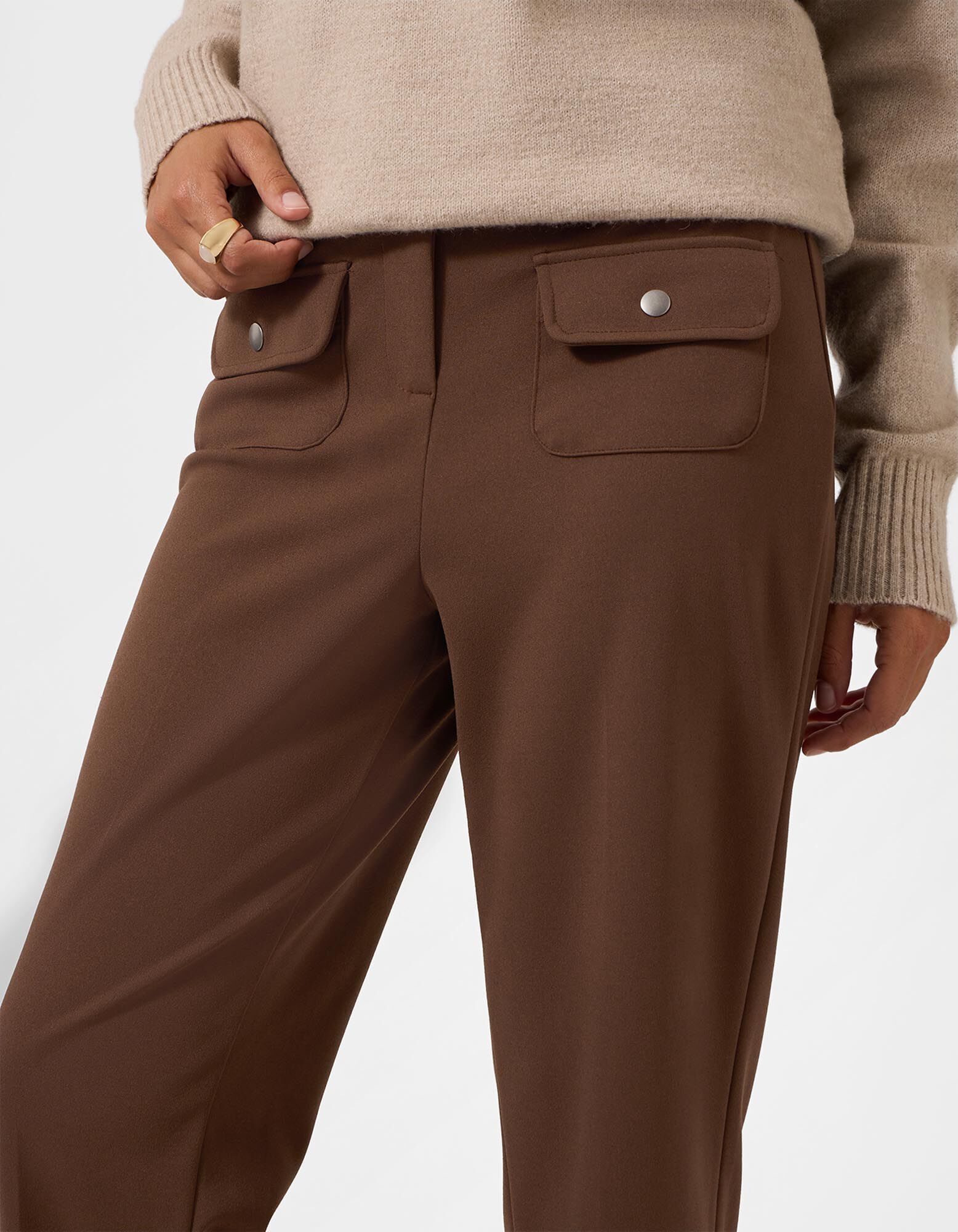 Broek - Slim fit - bruin