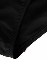 Bikinový spodný diel - Šnurovanie na bokoch - cierna