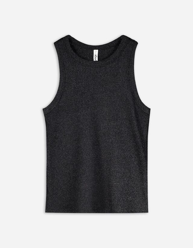 Top - Lurex - Negru